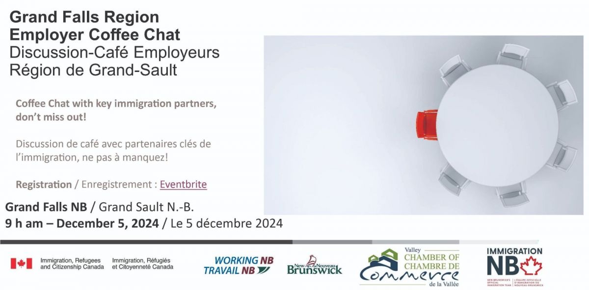 Discussion-Café Employeurs Région Grand-Sault - Session Gratuite!